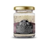 Valnerina Tartufi White Truffle Butter | Gastronomic Specialty for Crostini, Bruschetta, Starters, First and Second Dishes | 80 gr jar.