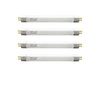 Valoisa - 6" F4T5/CW Fluorescent Tube, T5 4W Cool White Under Cabinet, Compatible with GE, Eiko 15501, Sylvania 20416, Sunlite 05040, Rayovac, Coleman Lantern Bulb, G5 Bi-Pin Base