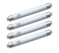 Valoisa F4T5/D 6" T5 Linear Fluorescent Tube 4W Daylight High Power Camping Spotlight G5 Base 6500K Pack of 4