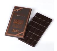 Valonia Espresso Dark Chocolate - 80g Bar with 52% Cocoa & Ground Coffee | Espresso Chocolate Gift for Coffee Lovers | Turkish Artisan Chocolate Treat | Perfect with Espresso or Red Wine