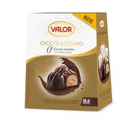 Valor 0% Added Sugar Chocolate Truffles - Assorted Milk & Dark Diabetic Chocolate Pralines, Fine Cocoa Sweetened with Stevia by Master Chocolatiers - A Chocolate Gift for Easter, Gold Assorted 200g