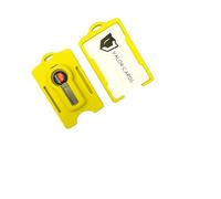 Valor Cards RSA and ID Badge Holder *Nearly Indestructible* (Single RSA ID Badge Holder -Lemon Yellow)