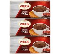 Valor - Chocolate a la Taza - chocolate, table - Packs 300 gr each bar (3)