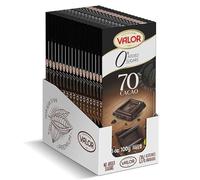 Valor Sugar-Free 70% Dark Chocolate Bar | No Added Sugar | Pack of 17 (1.7Kg Total)