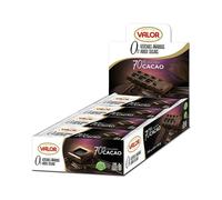 Valor Sugar Free Chocolate Bar - Dark Diabetic Chocolate - Box of 20 Vegan Dark Chocolate Bars made with 70% Cacao, Sweetened with Stevia, Gluten
