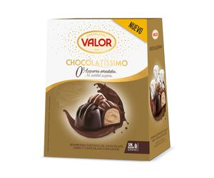 Valor Sugar Free Chocolate Truffles - Assorted Milk & Dark Diabetic Chocolate Pralines Mother's Day, Fine Cocoa Sweetened with Stevia by Master