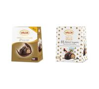 Valor Sugar Free Chocolate Truffles Bundle - Assorted Milk & Dark Pralines, Gluten-Free & Diabetic-Friendly, Fine Cocoa Sweetened with Stevia - Perfect Chocolate Gift, 2 x 200g