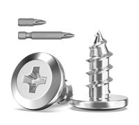 Valorada 20Pcs M5 Screws for Wood, M5 x 12mm Flat Head Self Tapping Screws, 304 Stainless Steel, Phillips Drive with 2Pcs Bits