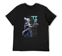 Valorant Game Jett Men T-Shirt Graphic Mens Cotton Casual Black Tee Shirt S