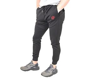 Valour Strike Black Jogger Bottoms | Slim Fit Joggers for Men | Mens Joggers with Phone Sized Pockets Ideal for Everyday Wear and Sports | V-Force 5.0 Jogging Bottoms