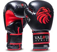 Valour Strike Boxing Gloves for Men Women Ladies | Set in Ounce 16oz 14oz 12oz 10oz 8oz for Pro Sparring Kickboxing MMA Muay Thai | EAGLE FORCE CV-10Z