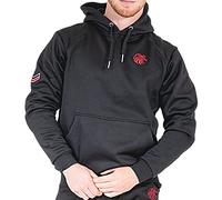 Valour Strike Mens Black Hoody |Hoodie Sweatshirts Long Sleeve Hoody with Drawstring & Large Pocket Pullover Hoody for Men & Women| V-FORCE 5.0