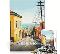 Valparaiso, Chile Street View 1000 Piece Jigsaw Puzzle for Adults Focus Training Quiet Enjoyment Tight Join (50x75cm)