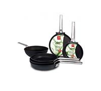 VALQI|#Valira Aire Non Stick Induction Compatible Frying Pan, Aluminium, Dark Grey, 41x21x5 cm