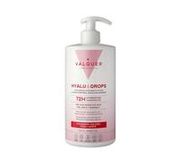 Valquer Hyaludrops Strawberry & Shea Body Moisturizing Cream. Lotion for Dry and Sensitive Skin, Up to 72 Hours of Nourishing Hydration with Hyaluronic Acid, Niacinamide and Shea Butter. 700 ml.