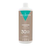 VALQUER Premium Stabilized Cream Peroxide 30 Vol 9% | Professional Oxidizing Cream for Hair Coloring & Bleaching | Vegan Formula with Natural Ingredients | Salon Use | 1L