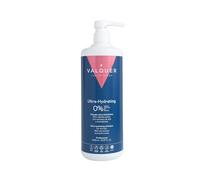 Valquer Ultra-Hydrating Formula Zero Shampoo. Nourishes, repairs, and softens dry hair, providing softness and shine. With soy extract, phytokeratin, and vitamin E. Vegan. 1L.