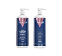 VALQUER Ultra Hydrating Zero Pack | Shampoo 1 L + Hair Mask 975 ml