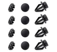 Valquzar 4 Sets Parcel Shelf Clips Fit for Nissan Juke F15 2010-2023 OE:799161KA2A Compatible with Nissan Infiniti ESQ 2010-2023 Black Rear Luggage Fastening Bracket Clips Durable and Easy to Install