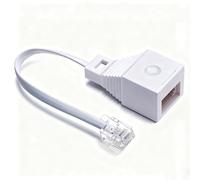 Valquzar RJ11 to BT Adapter Cable, 6P4C Plug to British Telephone Socket Converter