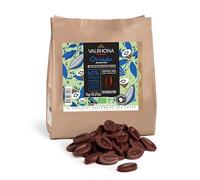 Valrhona Premium French Baking Dark Chocolate Discs (Feves). ORIADO 60% Cacao. Organic and Fair Trade. Easy Tempering. Creamy and Balanced. For Brownies, Cakes, Mousses, and Frostings 1kg (Pack of 1)