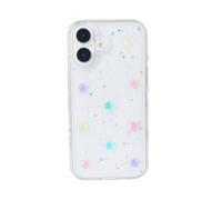 VALRION Compatible with iPhone 16e 3D Luminous Stars Phone Case Glow in The Dark Noctilucent Bling Case for Women Girly Soft Slim TPU Shockproof Sparkly Light up Transparent Phone Cover,Clear