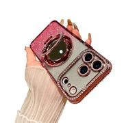 VALRION Magnetic Ring Stand Glitter Case for iPhone Pro Max - Magsafe Compatible, Luxury Bling Diamond Rhinestones with Camera Protector, Upgrade Shockproof Girly Case for Women & Girls