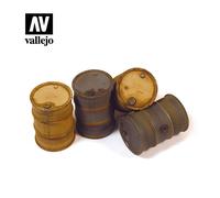Createx Vallejo Scenics – German Fuel Drums No.2 VALSC202 – 1:35 Scale – Plastic