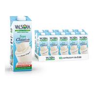 Valsoia - Classic Flavour Soy Drink, Box of 10 Tetra Brik 1000 ml, 100% Vegetable, Lactose and Gluten Free, Source of Vegetable Protein, Also Ideal for Vegans, Vegetarians and Celiacs