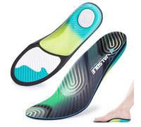 VALSOLE Plantar Fasciitis Insoles - 220+lbs Heavy Duty Arch Support Inserts for Reducing Foot Pain, Flat Feet, Heel Pain - Men Women Comfort Orthopedic Insoles for Work Boots, Casual Shoes