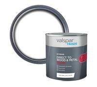 Valspar Trade Pure Brilliant White Gloss Exterior Topcoat Paint, 2.5L Tin