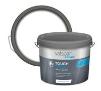 Valspar Trade Tough Matt Pure Brilliant White Matt Wall & Ceiling Emulsion Paint, 10L