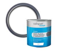 Valspar Trade White Matt Wood Primer, 2.5L