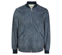Valstar Evans Suede Bomber Jacket - Blue - 48 (IT48 / M)