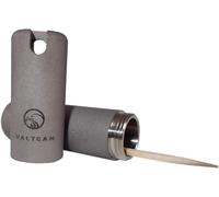 VALTCAN Toothpick Holder Titanium Pill Canister Keychain Pocket Design