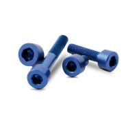 Valter Moto Screw Cylinder Head M4 Blue