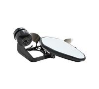 Valter Moto Street Universal Handlebar End Mirror Silver Silver