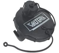 Valterra T1020-1VP Waste Valve Cap - 3" with Capped 3/4" GHT, Black (Carded)