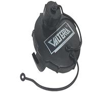 Valterra T1020 T1020-1 Waste Valve 3" with Capped 3/4" GHT, Black, Bulk, 3 Inch