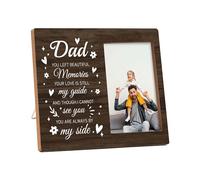 valucise Memorial Pictures Frame, Dad You Left Beautiful Memories Photo Frame, Sympathy Gifts For Loss Of Dad, Farmhouse Home Living Room Bedroom Decoration -b24