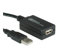 VALUE USB 2.0 Active Extension Cable with Repeater 12 m Black