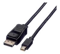 Value 12.99.3136 Adapter cable DisplayPort/VGA Black 0.15m
