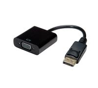 VALUE 12.99.3136 video cable adapter 0.2 m VGA (D-Sub) DisplayPort Bla