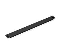 VALUE 19" Blank Panel Snap-In 1 U, RAL 9005 Jet Black