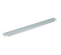 VALUE 19 inch blind plate 1 U, RAL 7035 light grey.