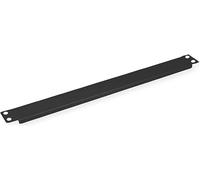 VALUE 19 inch blind plate 1 U, RAL 9005 black.