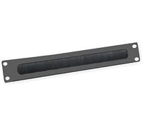 VALUE 19 inch cable guide 2 HE with brush seal, RAL 9005 jet black