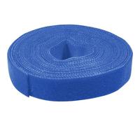 Value Hook and Loop Tape 25m x 10mm for Cables in Blue 25.99.5254