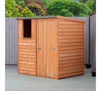 Value 5' 9" x 3' 11" Apex Shed - Premium Coated Overlap