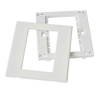 Value A/V Faceplate, 86x86mm, white - socket-outlets (86x86mm, white)
